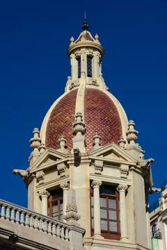 Town Hall building tower Foto stock