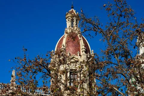 Town Hall building tower Stock Photos