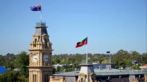 Town Hall Clock Timelapse Stock Footage 39124062