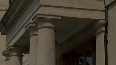 Town Hall doorway Stock Footage 25228979