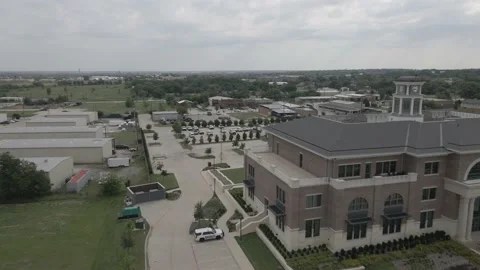 Town Hall Flyby Stock-Footage 165892248