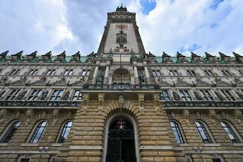 Town Hall - Hamburg, Germany Stock Photos