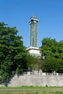 Town hall lookout tower, Ostrava, Czech Republic / Czechia Stock Photos