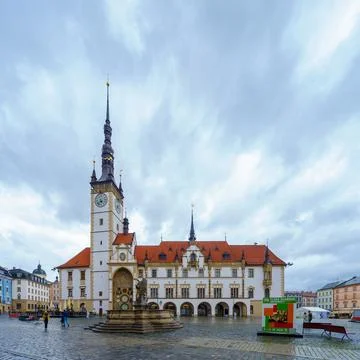 Town Hall,  in Olomouc Stock Photos