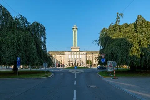 Town Hall in Ostrava Stock Photos