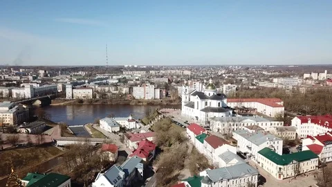 Town Hall in Vitebsk Stock Footage 104140729