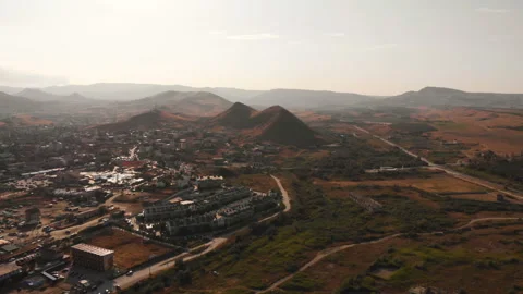 Town in the hills Stock Footage 146752527