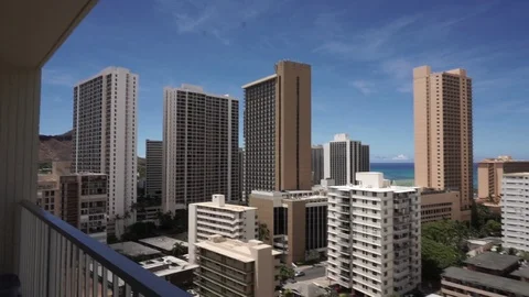 The Town of Honolulu Stock Footage 105216438