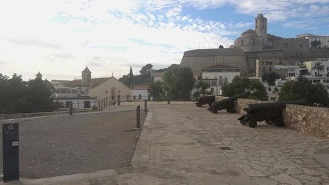 The town of ibiza Stock Footage 99151171