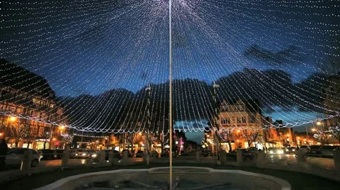 Town illumination Stock Footage 22029031