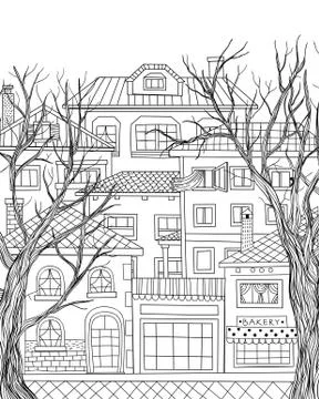 Town Stock Illustration