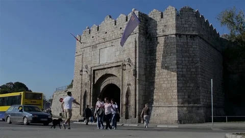 Town landscape 動画素材 76315506