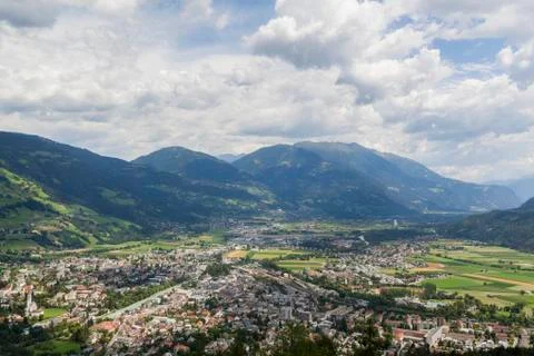 Town of Lienz Stock Photos