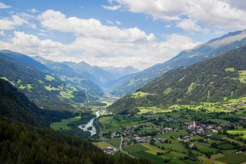 Town of Lienz Stock Photos