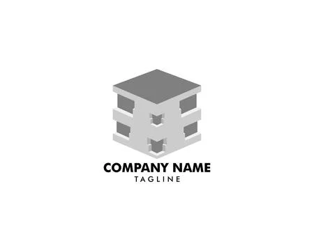 Town Logo Template Design Stock-Illustration