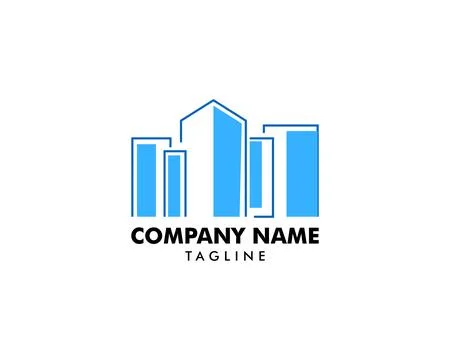 Town Logo Template Design Stock-Illustration