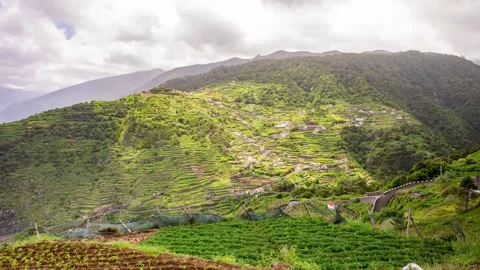 Town in Madeira Timelapse 動画素材 197441672
