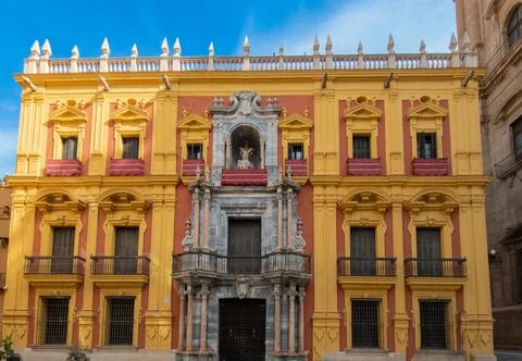 Town of  Malaga Stock Illustration