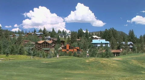 Town of Mammoth  스톡 동영상 519112