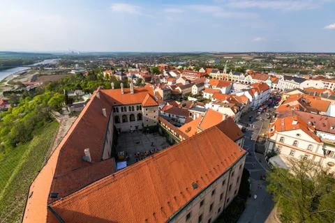 The town of Melnik Stock Photos