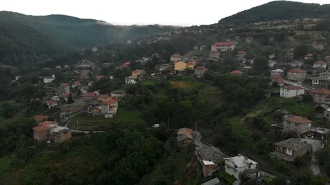 Town in mountain Stock Footage 106449066