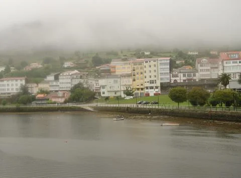 Town of Neda. Stock Photos