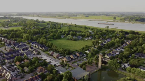 A Town in the netherland 스톡 동영상 246589212