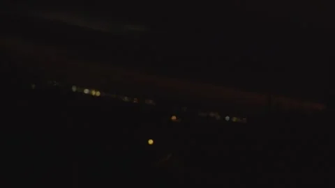 Town at Night Stock Footage 340169331