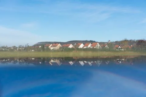 The town of Scheinfeld in winter Stock Photos