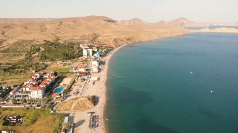 Town by the sea Stock Footage 146751815