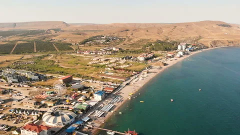 Town by the sea Stock Footage 146751901