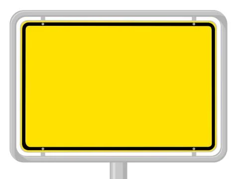 Town sign Stock Illustration