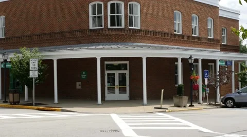 Town Square Background Plate Stock-Footage 40332271