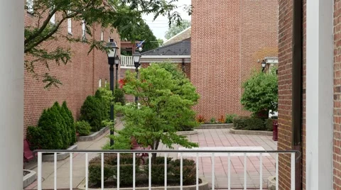 Town Square Background Plate Stock-Footage 40332895