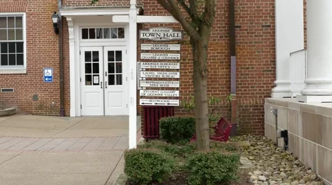 Town Square Background Plate Stock-Footage 40332963