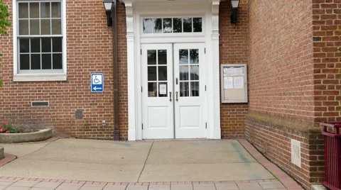 Town Square Background Plate Stock-Footage 40332975