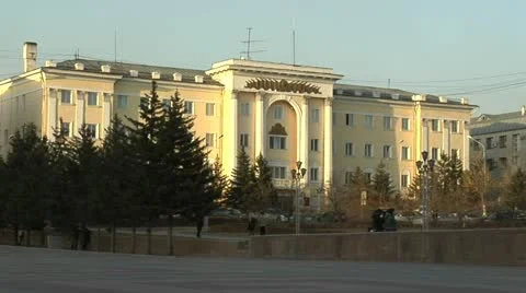 Town square Stock Footage 10840523