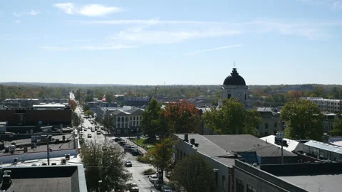 Town Square Stock Footage 147360317