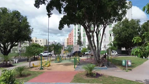 Town square Video stock 235451376