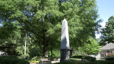 Town square monument statue water feature 02 库存影片 75084572