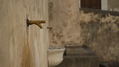 Town Square. Potted tree. Sidewalk. Comune di Pietrasanta. Italy Stock Footage 120088288