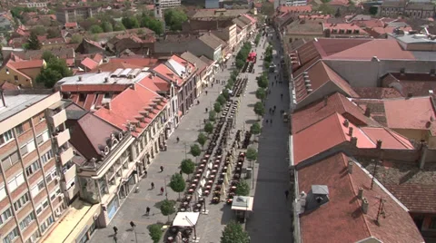 Town Square shot from above Vidéo 37257987