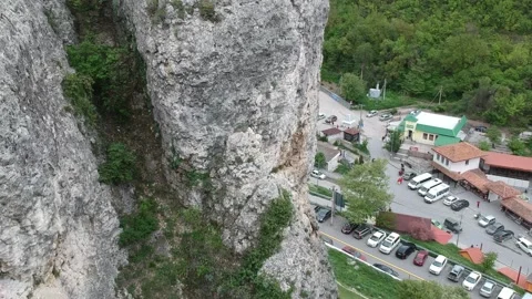 Town under rock Video stock 139394033