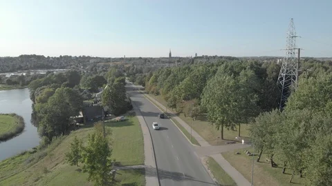 Town view from above Video stock 101663526