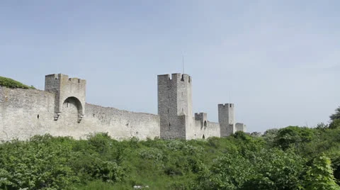 Town-Wall Stock Footage 27100486