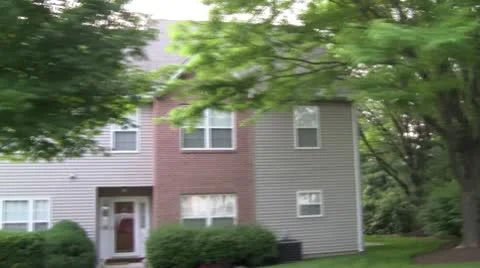 Townhomes 1b Stock Footage 10568136