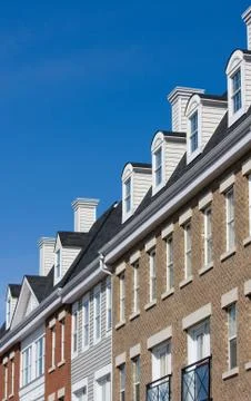 Townhomes Stock Photos