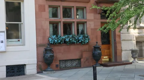 Townhouse Exterior Stock Footage 40803932