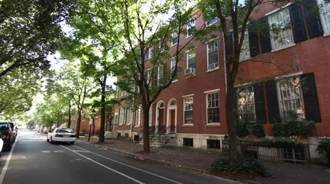Townhouses Stock Footage 40804742