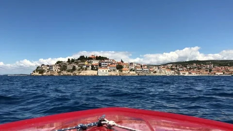 Townscape of Primosten, Croatia Stock Footage 133396767